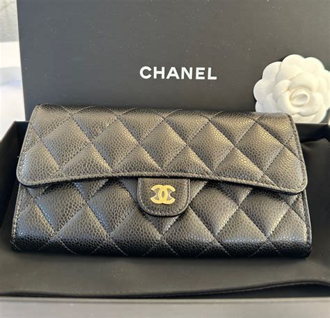 chanel classic flap wallet 2018|Chanel classic long flap wallet.